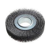 Lessmann Wheel Brush D125mm x W29-31 x 40 Bore Steel Wire 0.30 + Adaptors Set 2