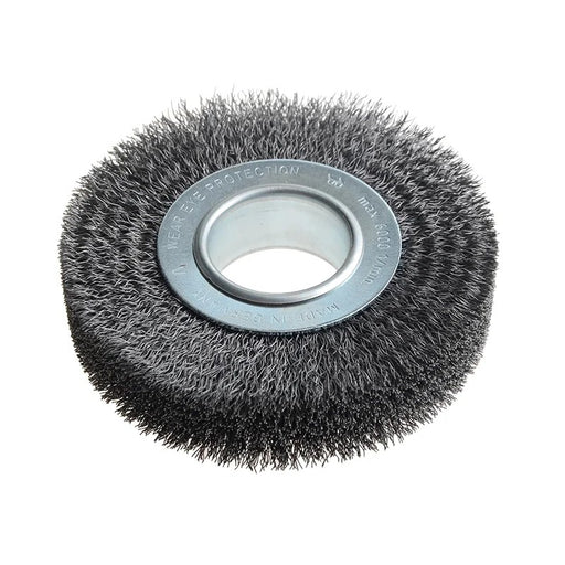 Lessmann Wheel Brush D125mm x W29-31 x 40 Bore Steel Wire 0.30 + Adaptors Set 2