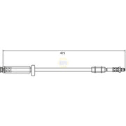 NAPA Brake Hydraulic Hose Line Front NBH1168