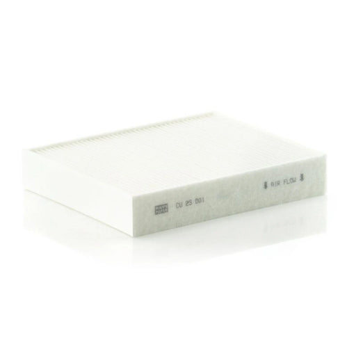 MANN-FILTER Cabin Air Filter (Pollen Filter) below the glove CU 25 001