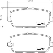 DON Rear Brake Pad Set PCP1957