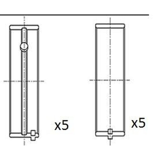 FAI Main Bearing Set 61.7mm BM1069-025