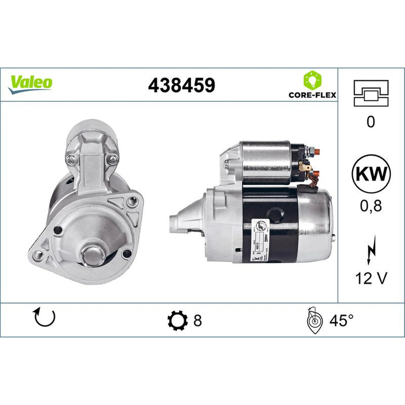 Valeo Starter Motor 12V 1.4kW 8 Teeth 438459