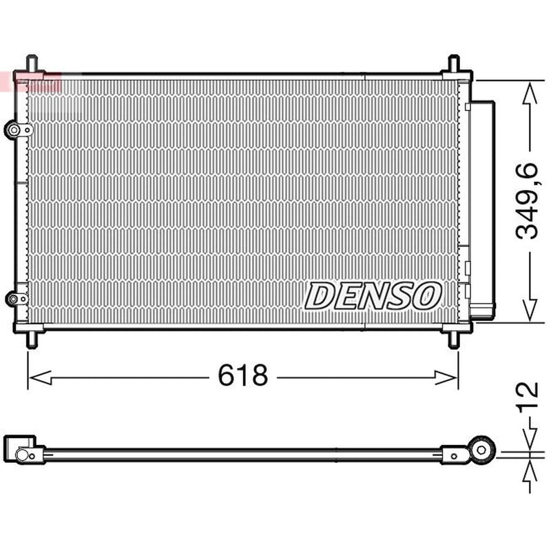 Denso Air Conditioning Condenser DCN50117