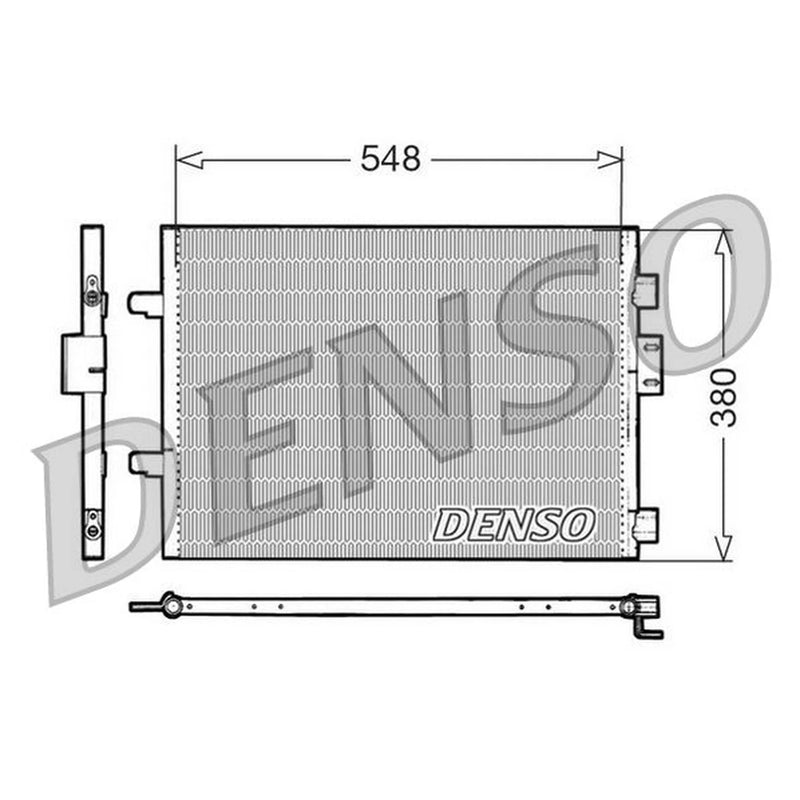 Denso Air Conditioning Condenser DCN23007