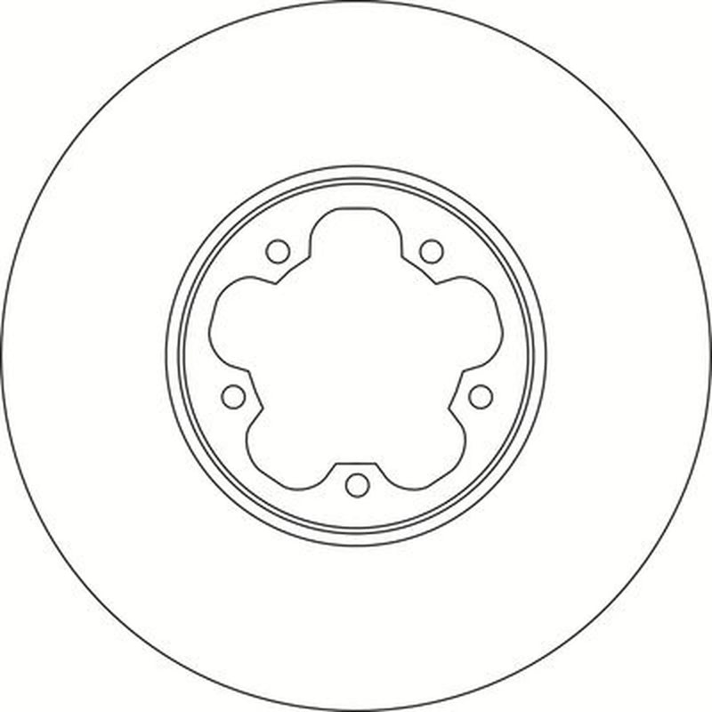 Abtex 2 x Vented Front Brake Discs BD1852V