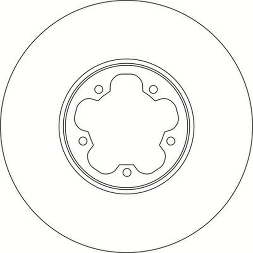 Abtex 2 x Vented Front Brake Discs BD1852V