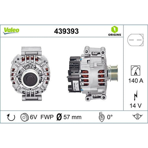Valeo Car Alternator 12V 439393
