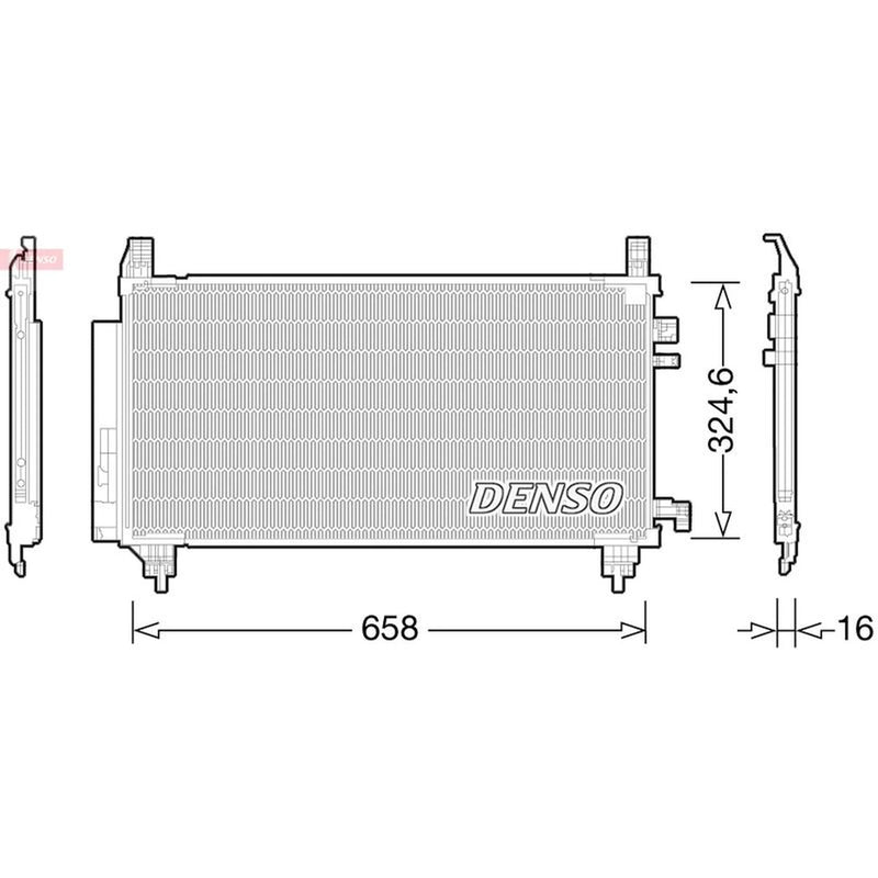 Denso Air Conditioning Condenser DCN50046
