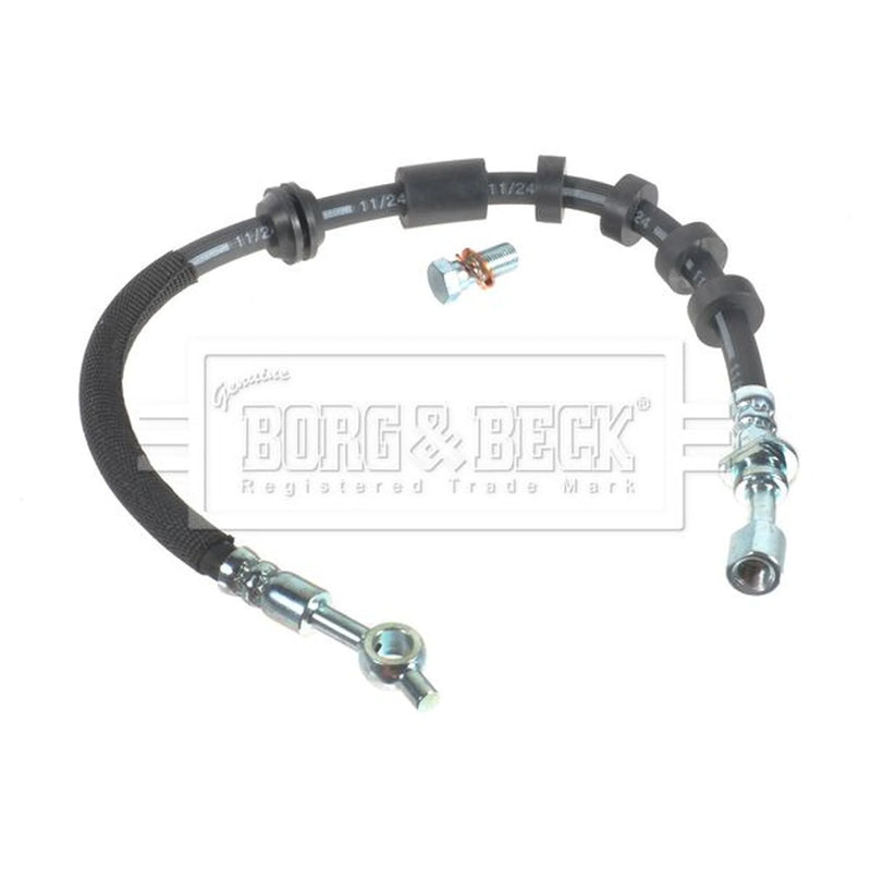 Borg & Beck Brake Hydraulic Hose Line Front Left BBH9150