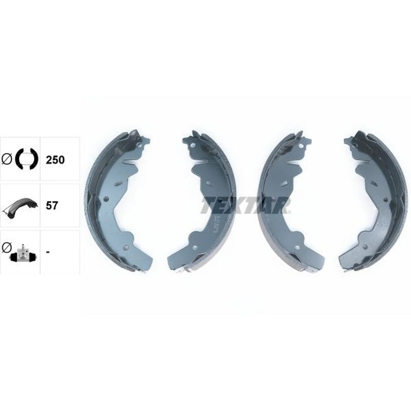 Textar Brake Shoe Set Axle Kit 91055900