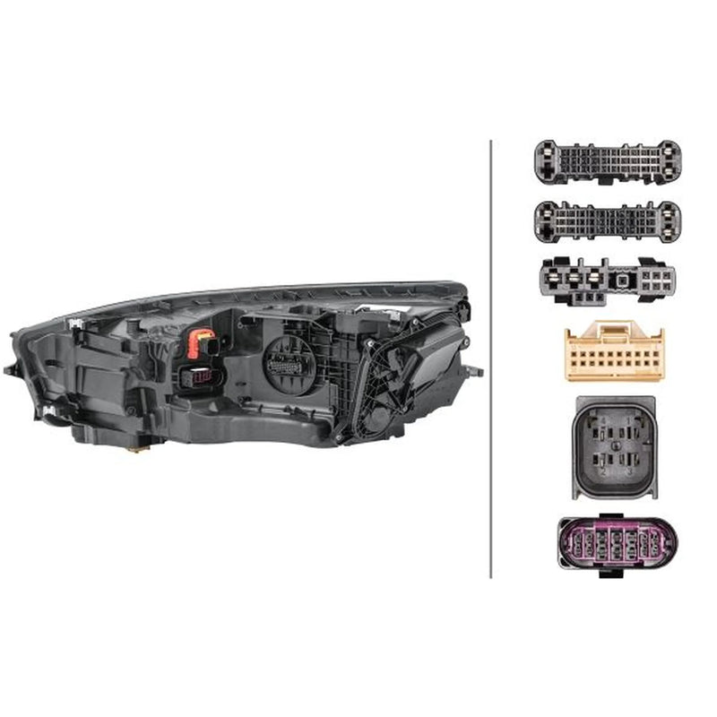 Hella Headlight Headlamp LED Right 1EX 011 869-421