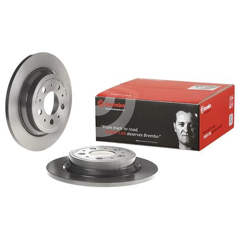 Brembo 2 x Solid Rear Brake Discs 08.7765.11