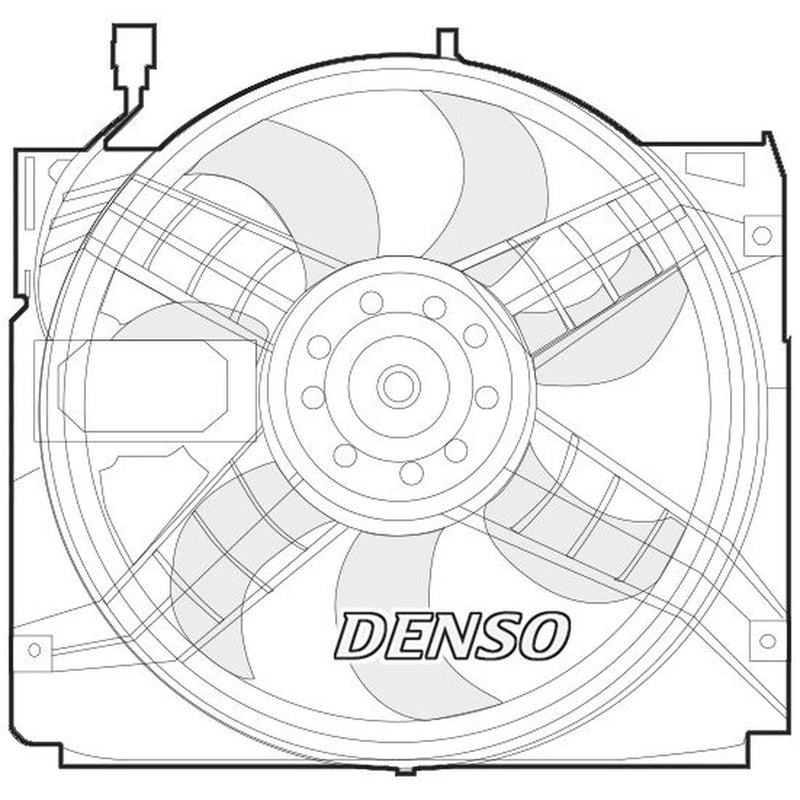 Denso Engine Cooling Fan DER05004