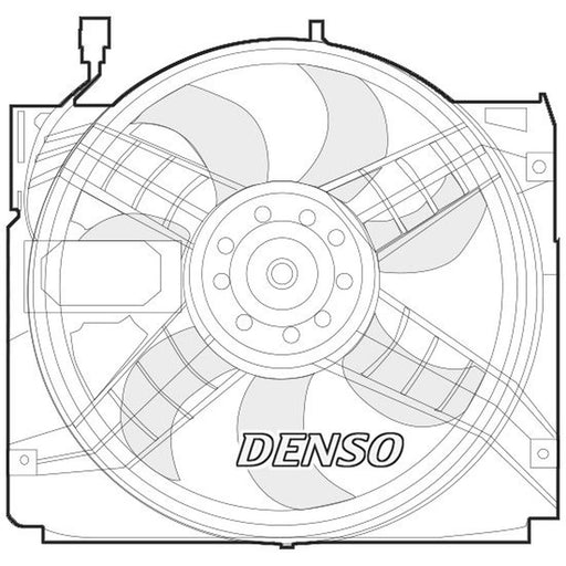 Denso Engine Cooling Fan DER05004