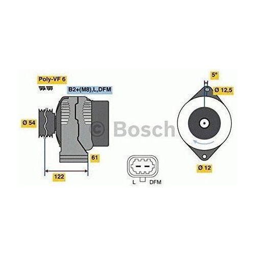 Bosch Reman Alternator 8141 0986081410 Bosch  - Town Parts