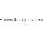 Apec Brake Hydraulic Hose Line Front HOS4100