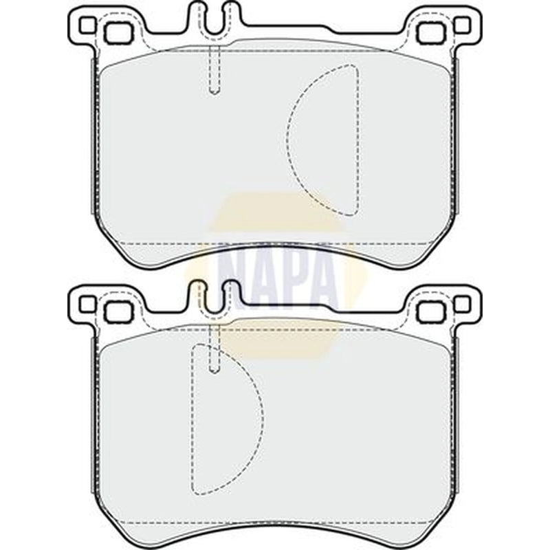 NAPA Front Brake Pad Set NBP1662