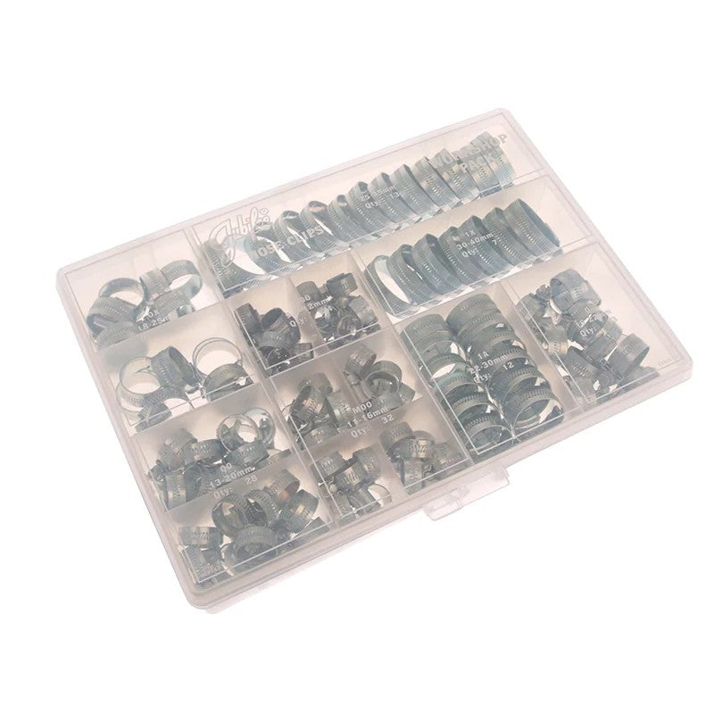 Jubilee® Workshop Pack 143 Assorted Hose Clips (Mild Steel) - HCP143MS