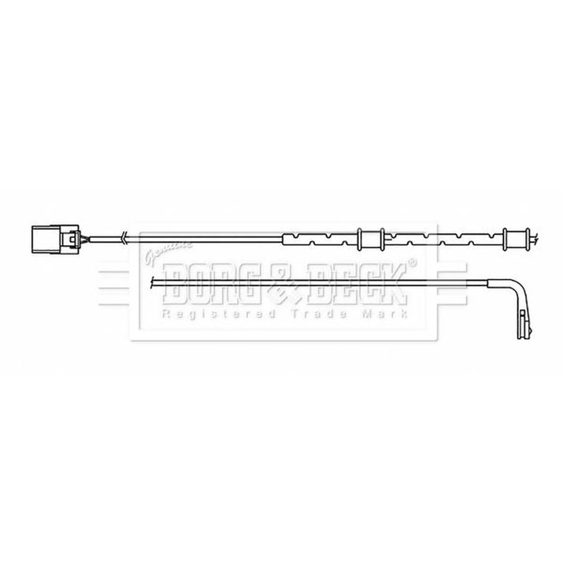 Borg & Beck Brake Pad Wear Sensor Rear BWL3181