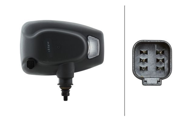Hella Headlight Headlamp H7/H3 Right