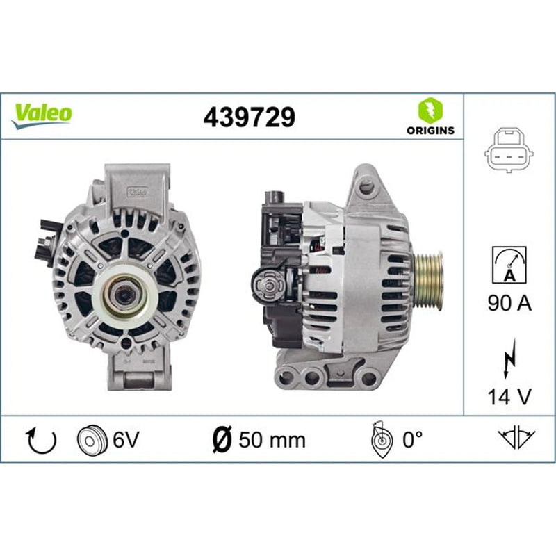 Valeo Car Alternator 12V 439729