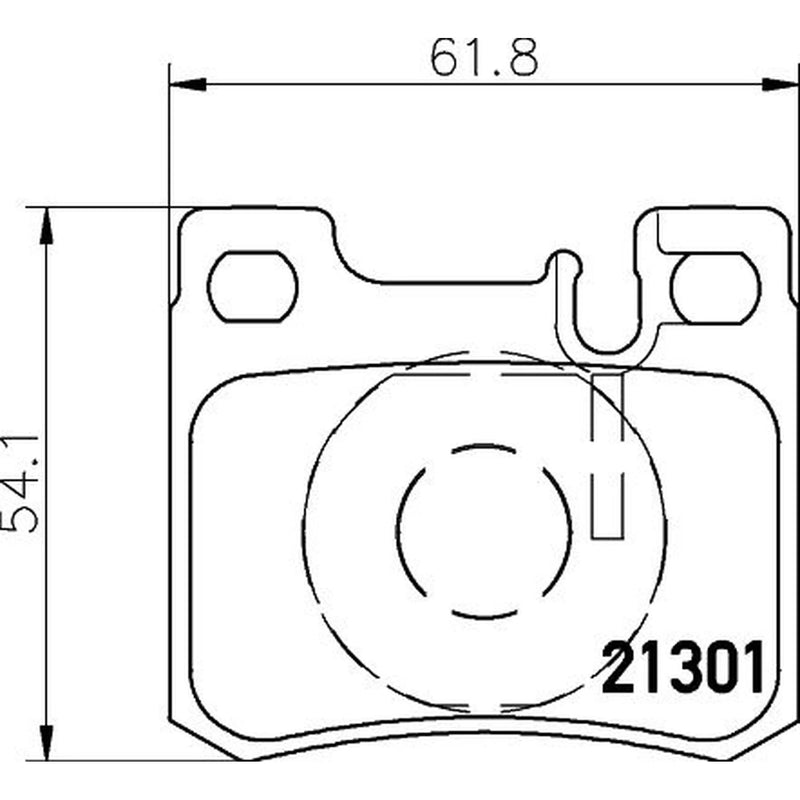 DON Rear Brake Pad Set PCP1456