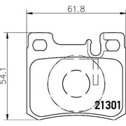 DON Rear Brake Pad Set PCP1456