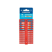 Rawlplug Red UNO® Plugs 6 x 28mm (Card 48) - R-U1-RED-48-C