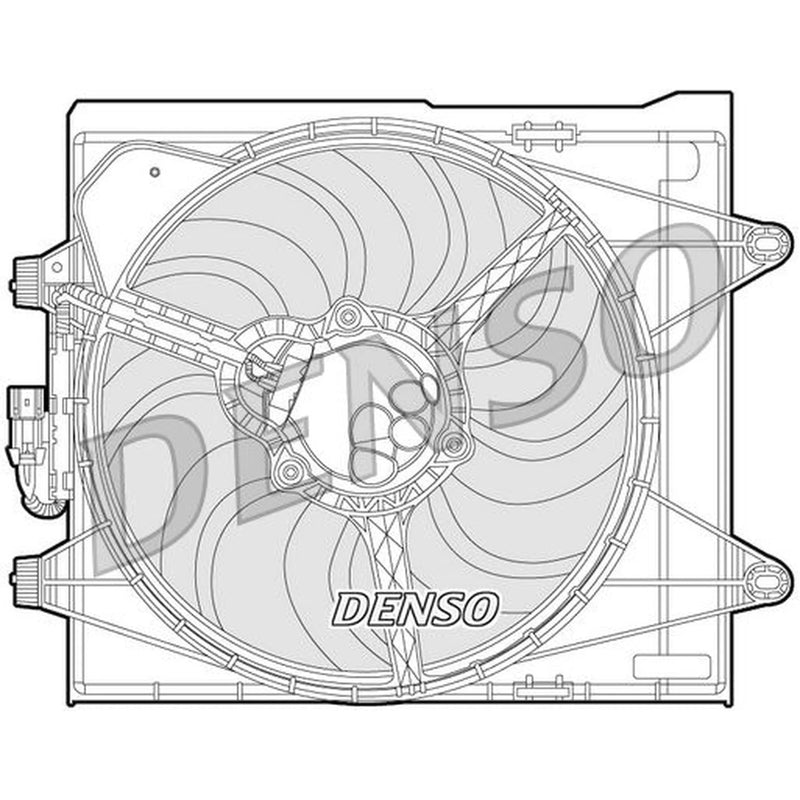 Denso Engine Cooling Fan DER09052