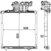 Mahle Engine Radiator CR 1040 000P