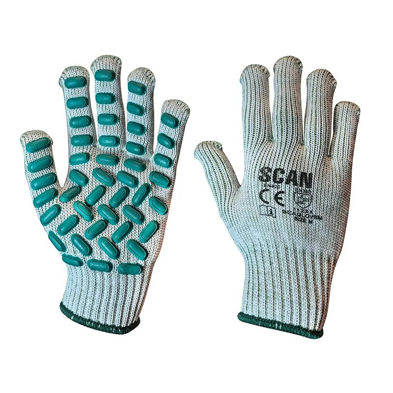Scan Vibration Resistant Latex Foam Gloves - M (Size 8) - L8500