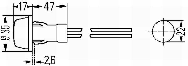 Hella 2PF 003 563-151 Position Light
