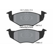 Textar Brake Pad Set 2567101