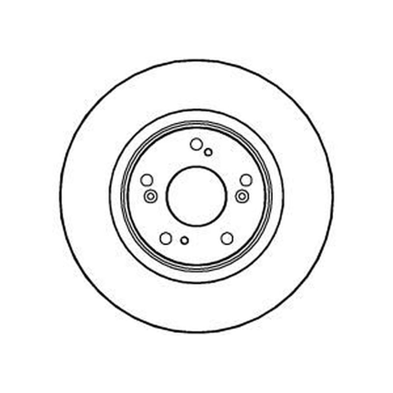 Abtex 2 x Vented Front Brake Discs BD1107V