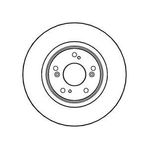 Abtex 2 x Vented Front Brake Discs BD1107V