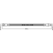 Juratek Brake Hydraulic Hose Line Front JBH1059