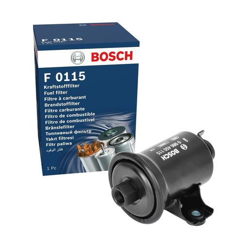 Genuine Bosch Car Fuel Filter F0115 Fits Toyota Starlet Efi - 1.3 - 96-99 098645 Bosch  - Town Parts