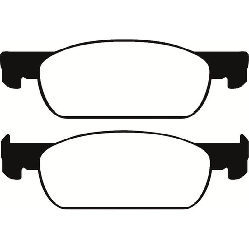 Abtex Front Brake Pad Set PLU2298
