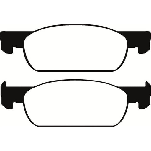 Abtex Front Brake Pad Set PLU2298