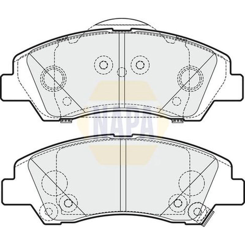 NAPA Front Brake Pad Set NBP1301