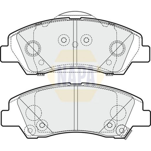 NAPA Front Brake Pad Set NBP1301