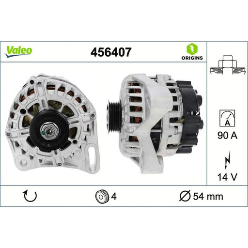 Valeo Car Alternator 12V 456407