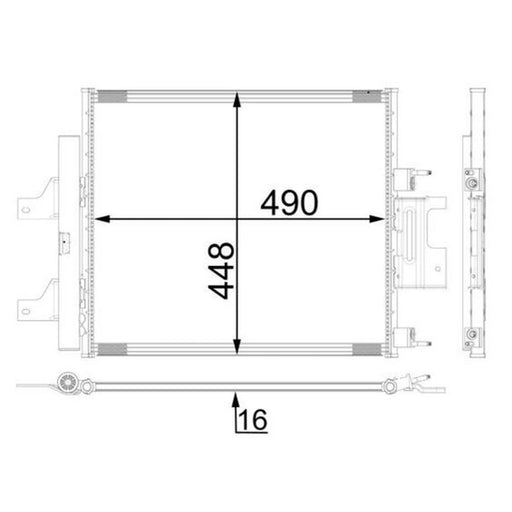 Mahle Air Conditioning Condenser AC 26 000P