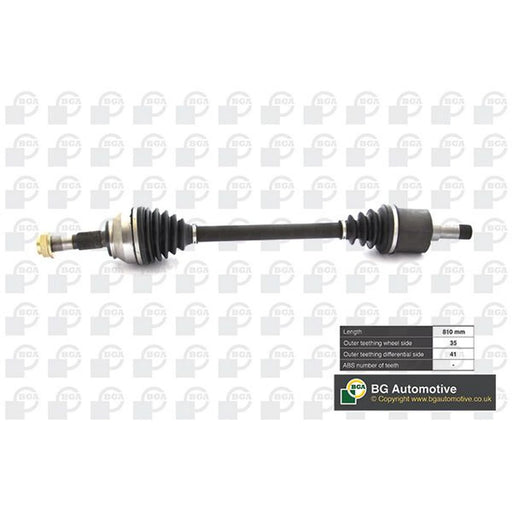 BGA CV Drive Shaft Driveshaft Front Left DS6737L