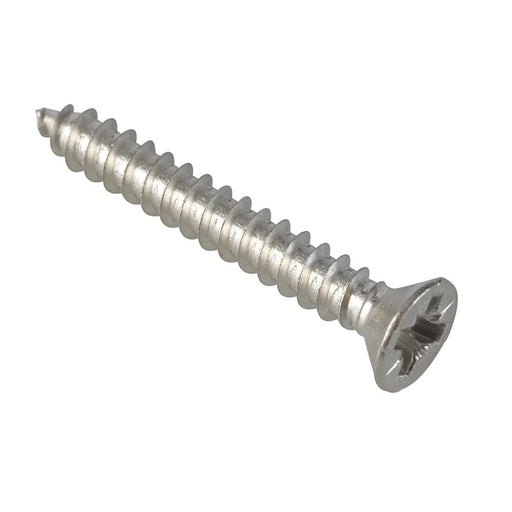 ForgeFix Self-Tapping Screw Pozi Compatible CSK A2 SS 1in x 6 ForgePack 30