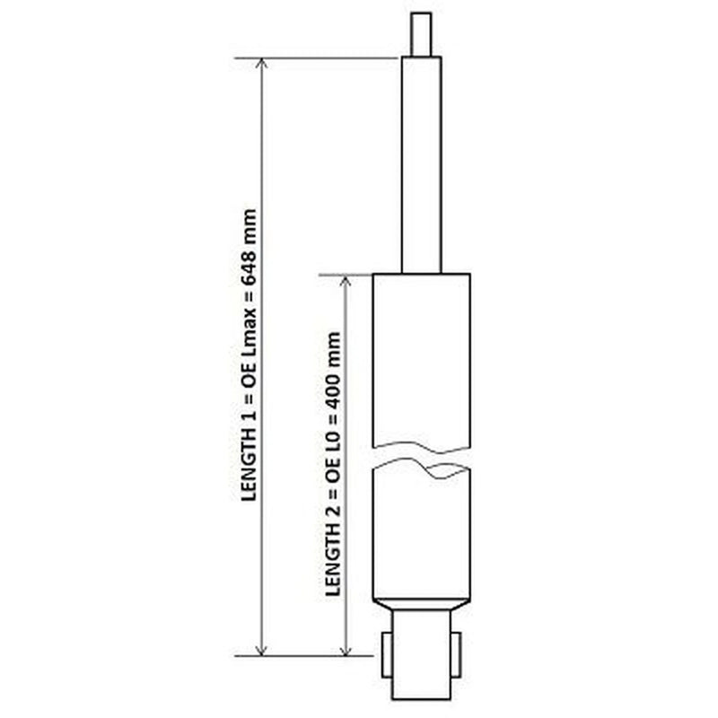 KYB Shock Absorber Damper Strut Rear 343348