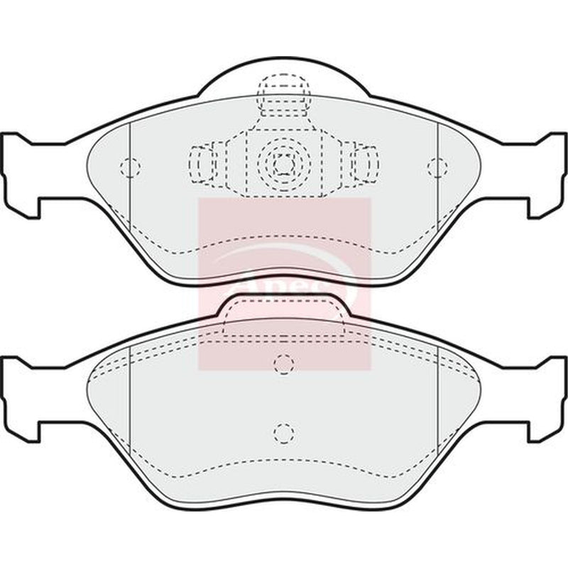 Apec Front Brake Pad Set PAD1117