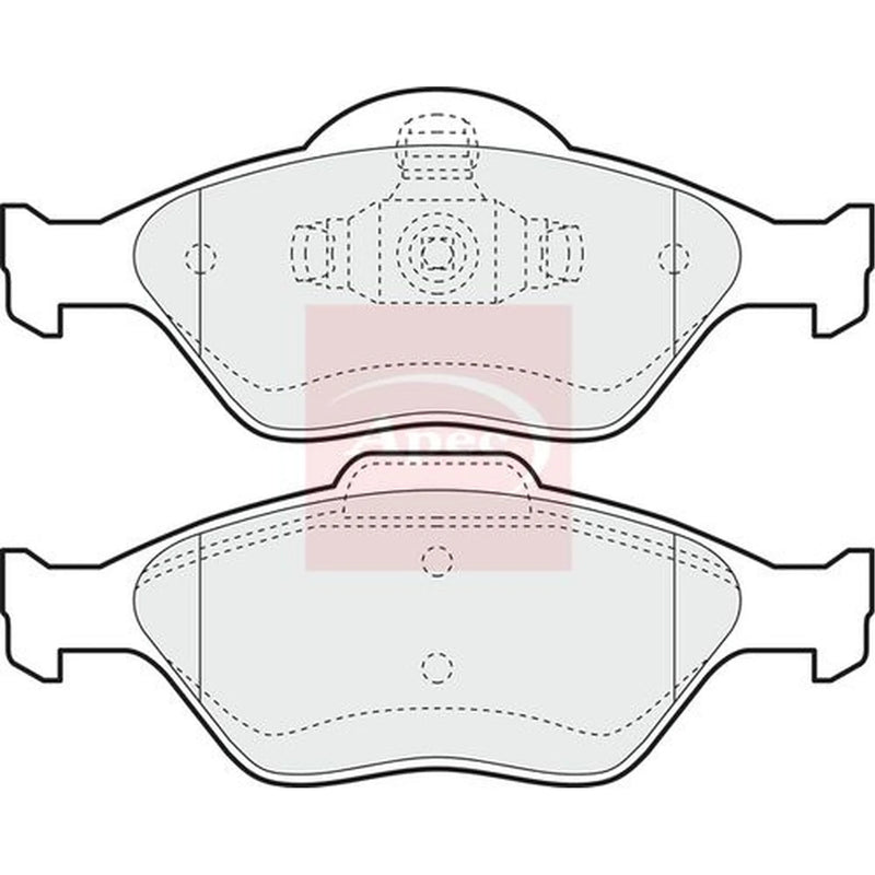 Apec Front Brake Pad Set PAD1117