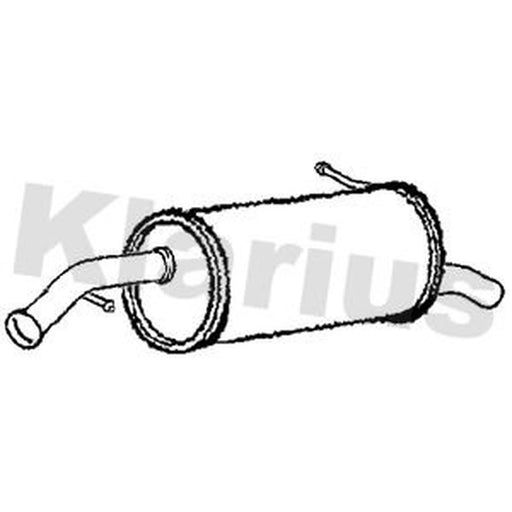 Klarius Box With Tail Pipe Rear CN684K